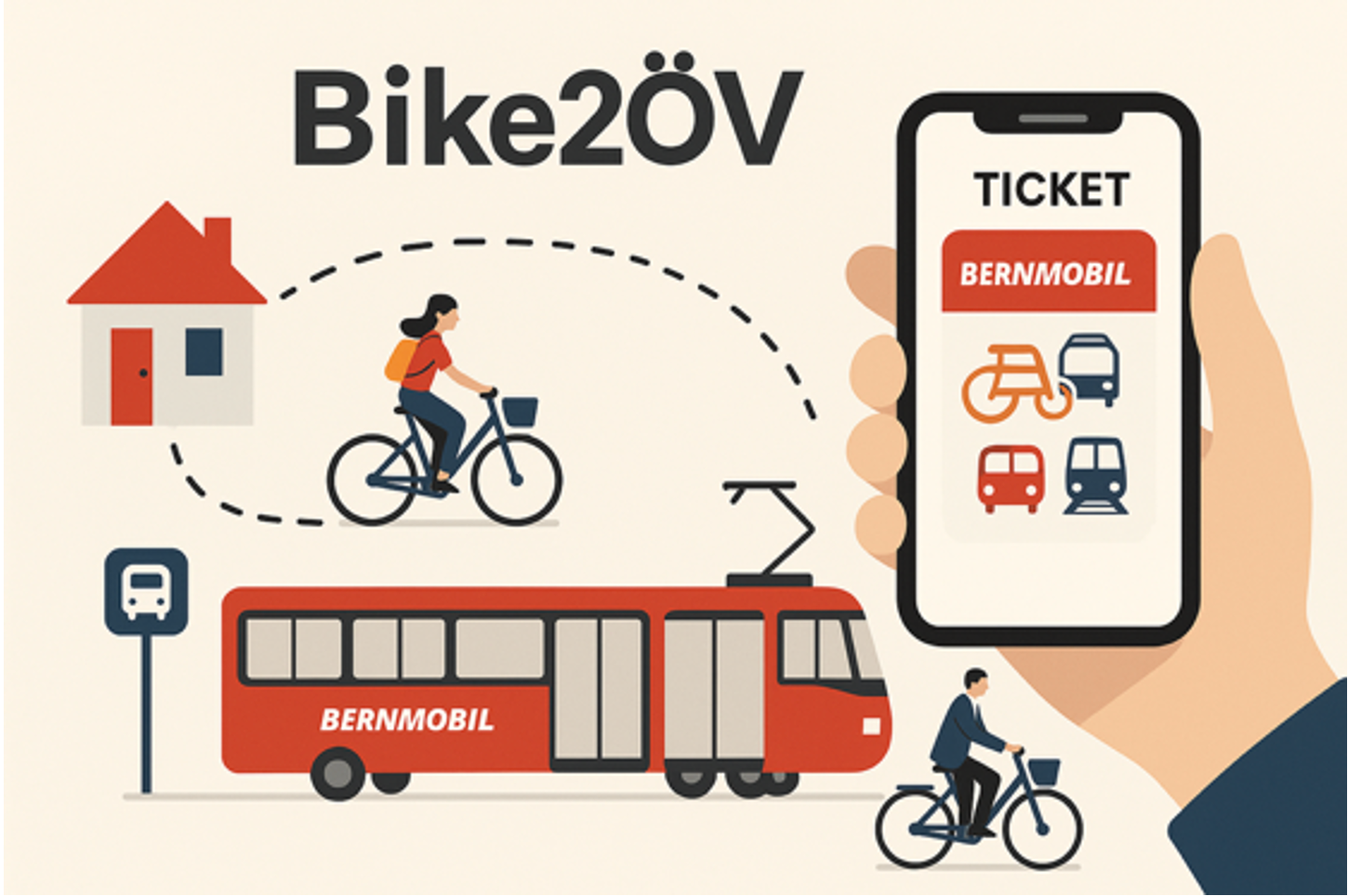 Bike2ÖV - Ein Ticket für die ganze Stadt