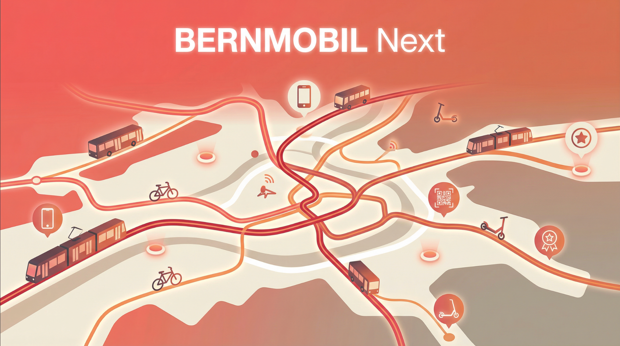BERNMOBIL Next: Die End-to-End-Mobilitätslösung für die Stadt Bern
