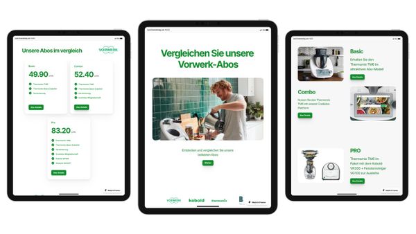 Vorwerk für Alle! Thermomix und Kobold im attraktiven  Abo-Modell