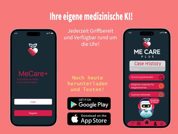 MeCare PLUS - Dein Gesundheitspartner, jederzeit.